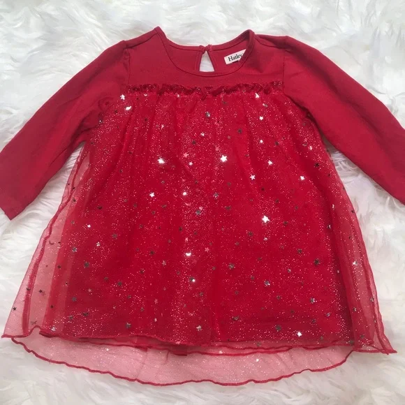 Hatley | Dresses | Hatley Baby Red Sparkly Holiday Christmas Dress Size 218  Month Euc | Poshmark